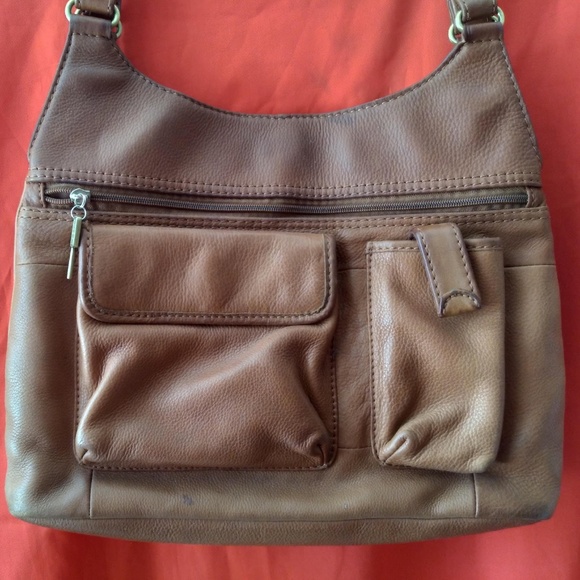 Fossil Leather Bag - Picture 1 of 6